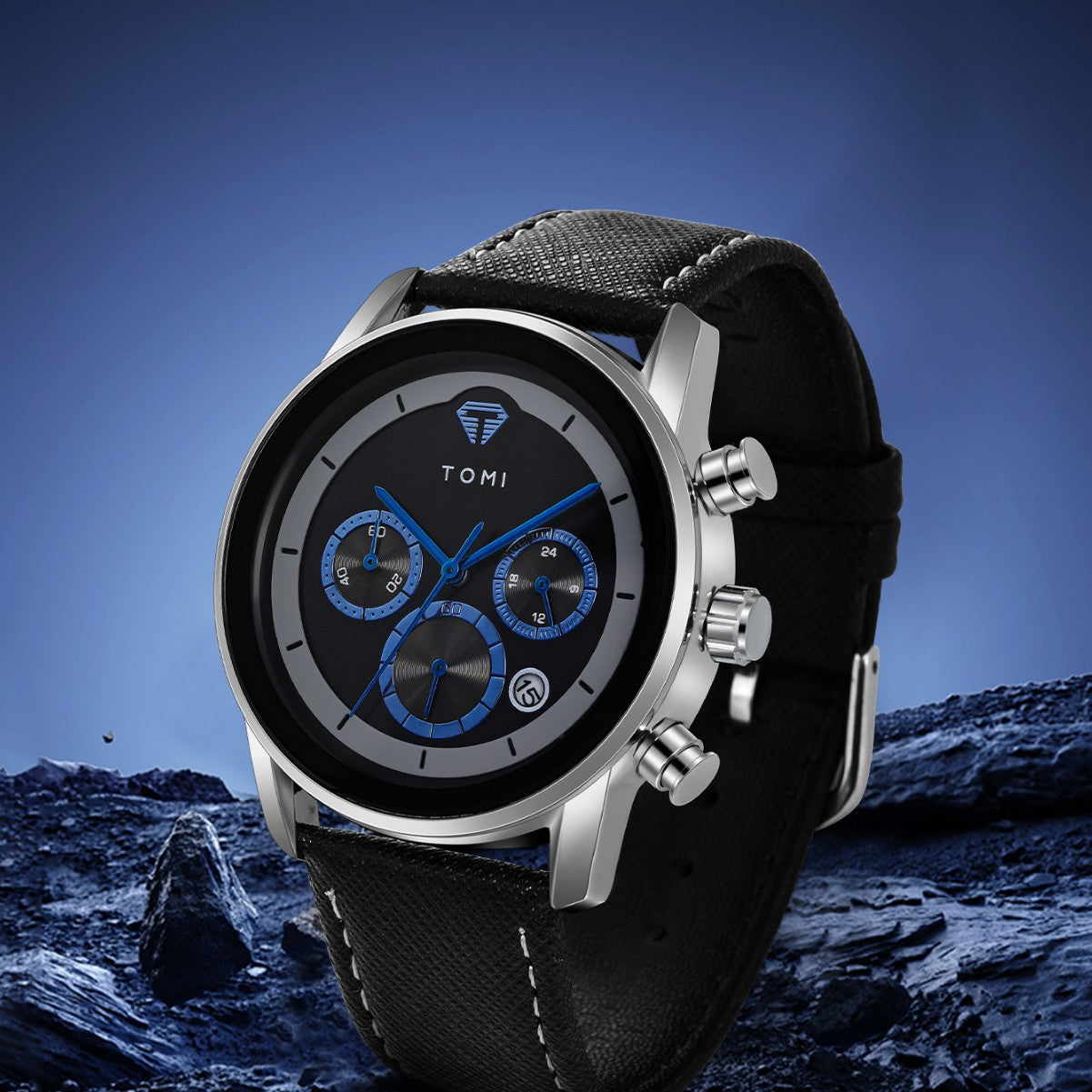 Coffret cadeau montre à quartz pour homme