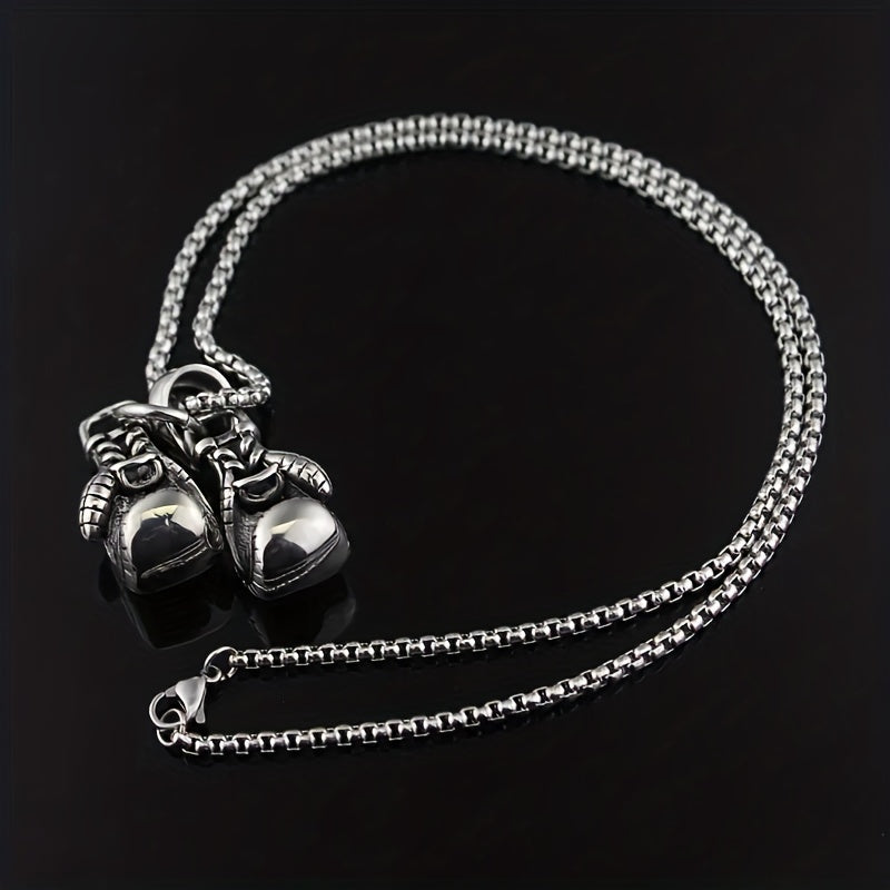 Collier avec pendentif en forme de gants de boxe - Topdecheztop.fr