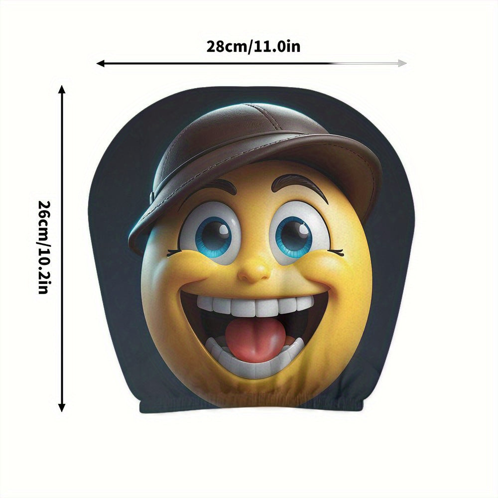 Lot de 2 housses d'appuie-tête de voiture à motif détective joyeux