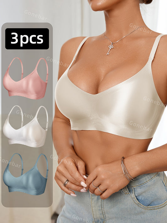 Soutien-gorge sans coutures pour femme (lot de 3)