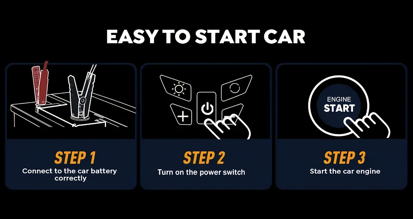 Démarreur de batterie portable pour voiture