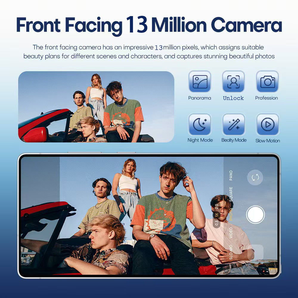 Mini tablette Android 7,5 pouces déverrouillée, 8 Go + 256 Go de stockage