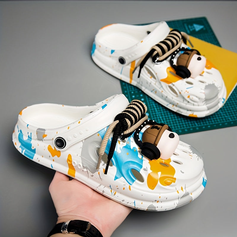 Sabots pour hommes/femmes à semelles épaisses , doux et confortables pour les loisirs de plein air, antidérapants et durables.