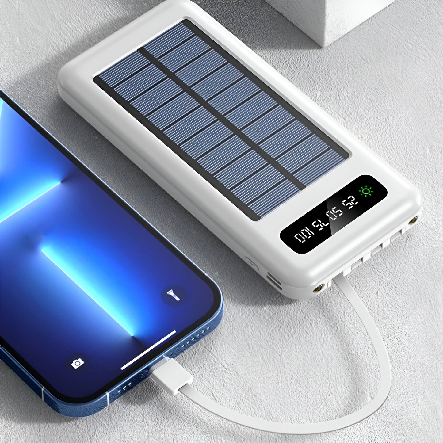 Batterie externe solaire de 20000 mAh