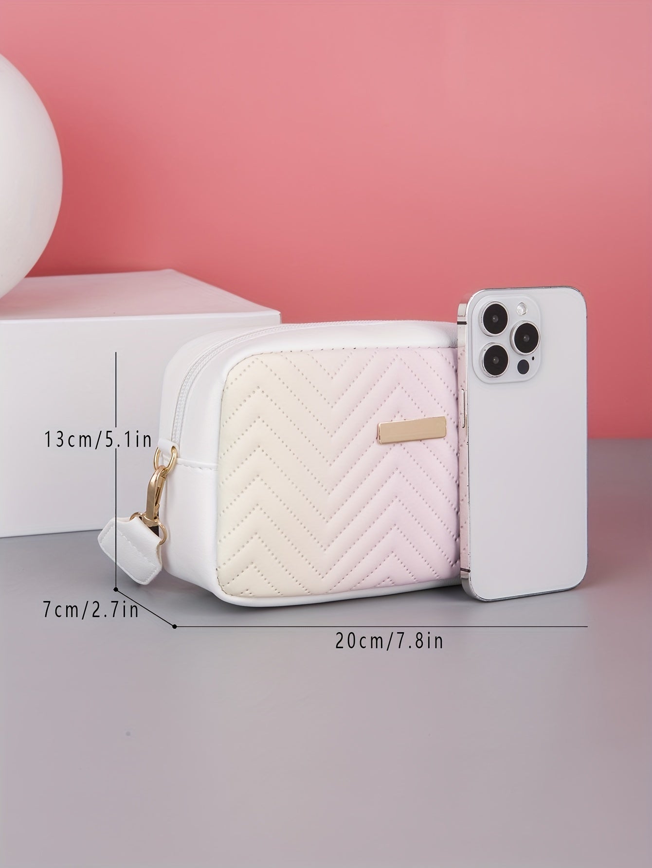 Sac bandoulière matelassé dégradé tendance - Topdecheztop.fr