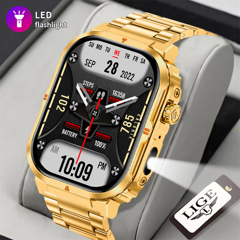 Montre connectée LIGE, montre pour homme, femme