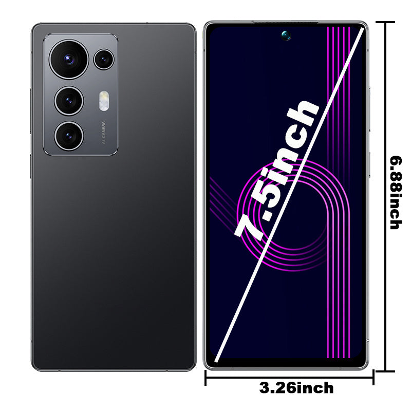 Mini tablette Android 7,5 pouces déverrouillée, 8 Go + 256 Go de stockage