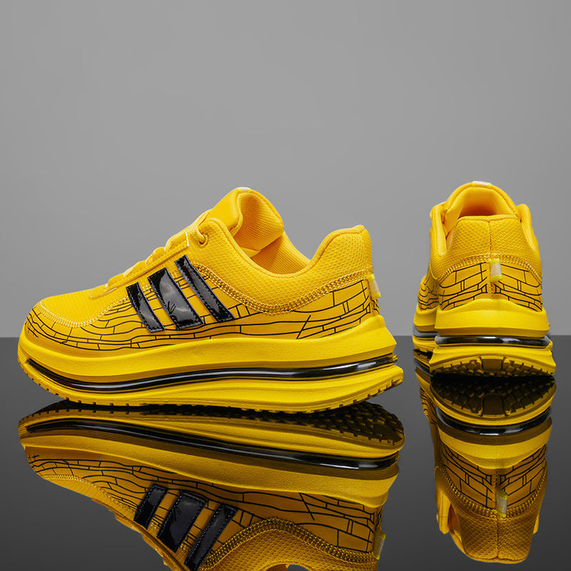 Baskets Sport Unisexe Semelle EVA Legeres Confortables Lacets - 5 Coloris EU 38.5 a 45