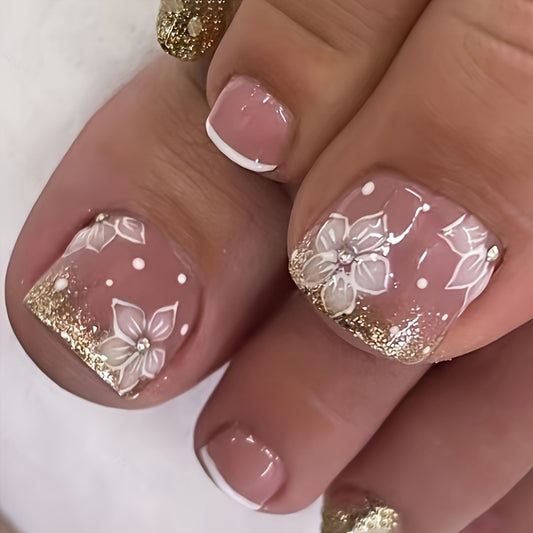 Lot de faux ongles carrés courts mats et clairs - Topdecheztop.fr