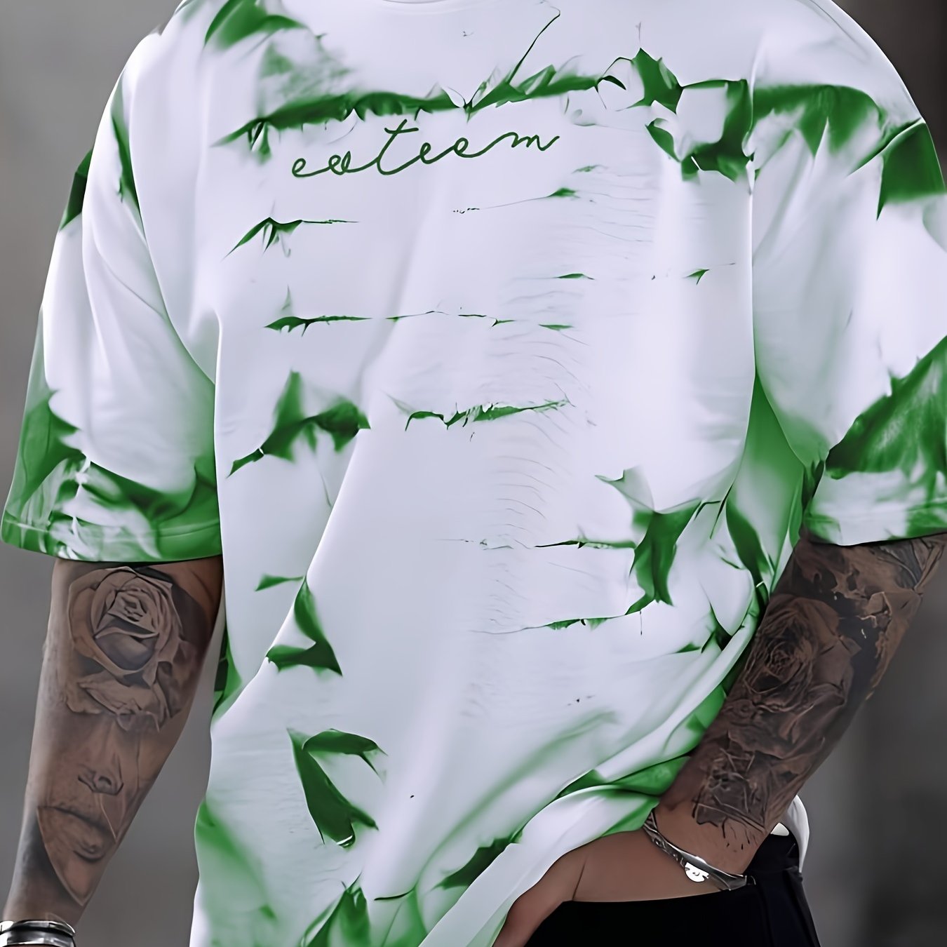 T-shirt imprimé VERT