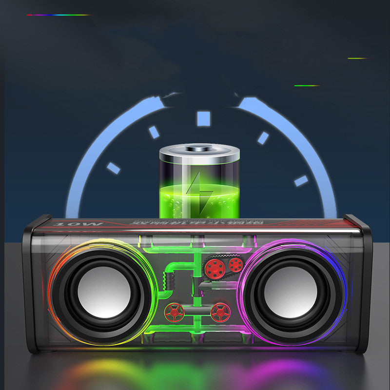 Enceinte Bluetooth transparente Mecha haute puissance