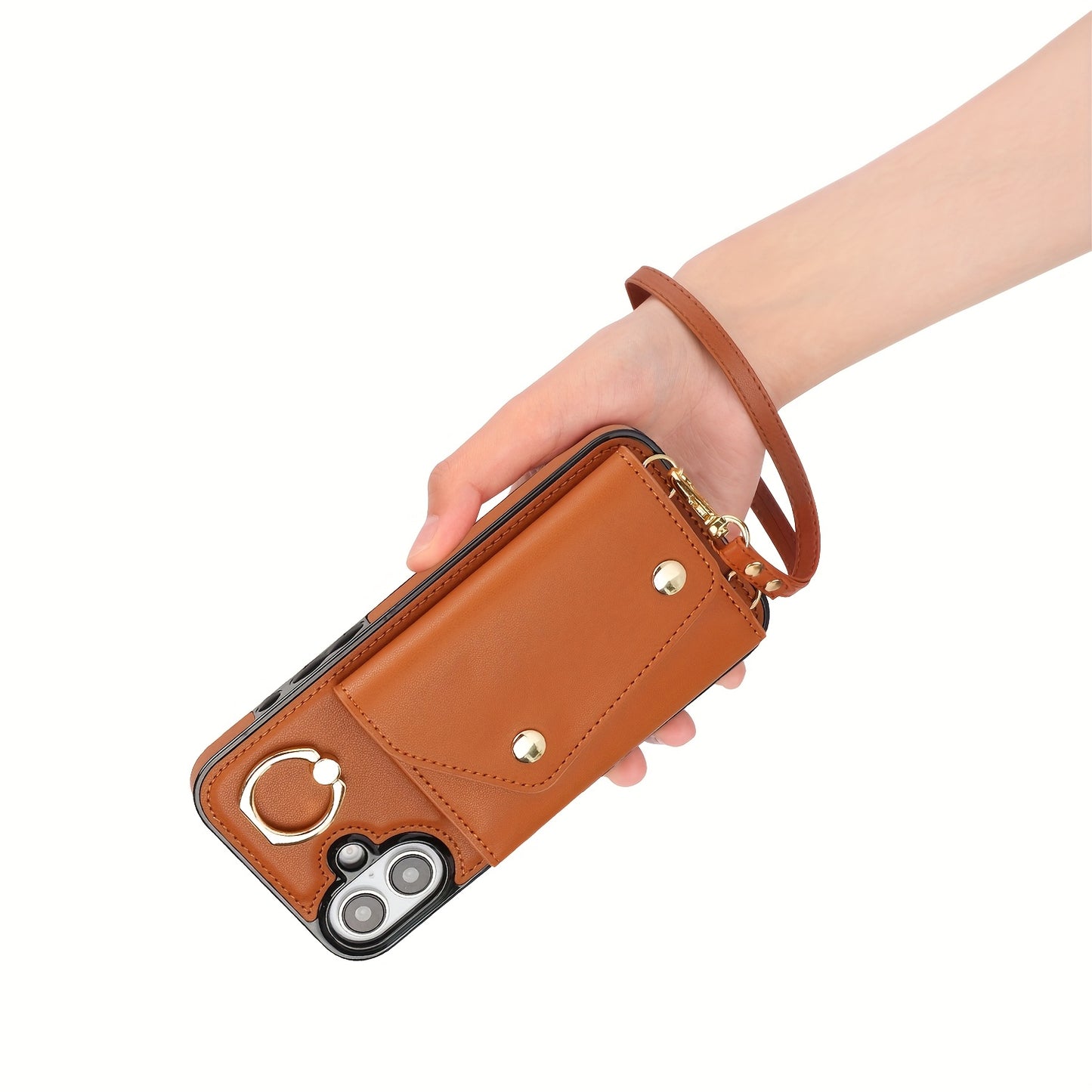 Etui portefeuille bandoulière pour femme est compatible avec les iPhone