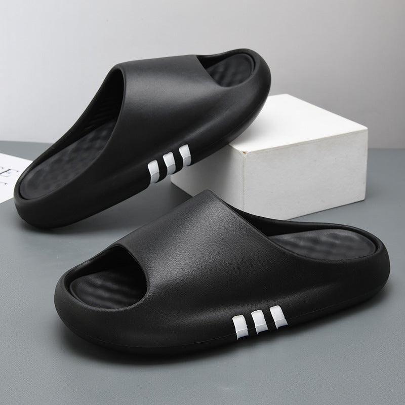 Déodorant d'intérieur, tongs de loisirs à semelle épaisse résistantes à l'usure, chaussures de plage pour hommes