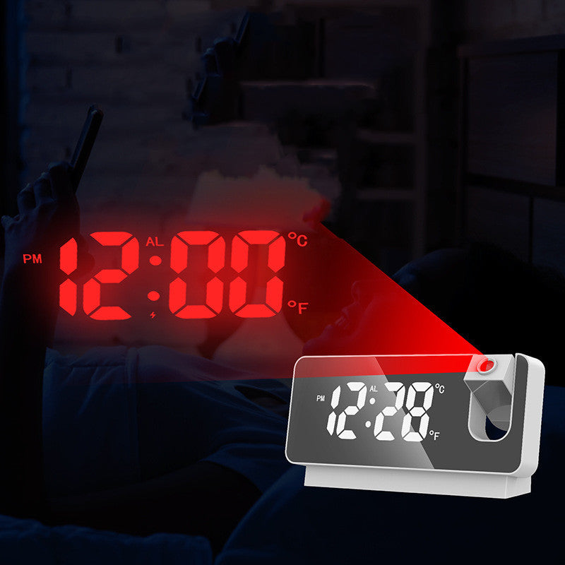 Nouveau réveil à projection 3D avec affichage miroir LED - Topdecheztop.fr