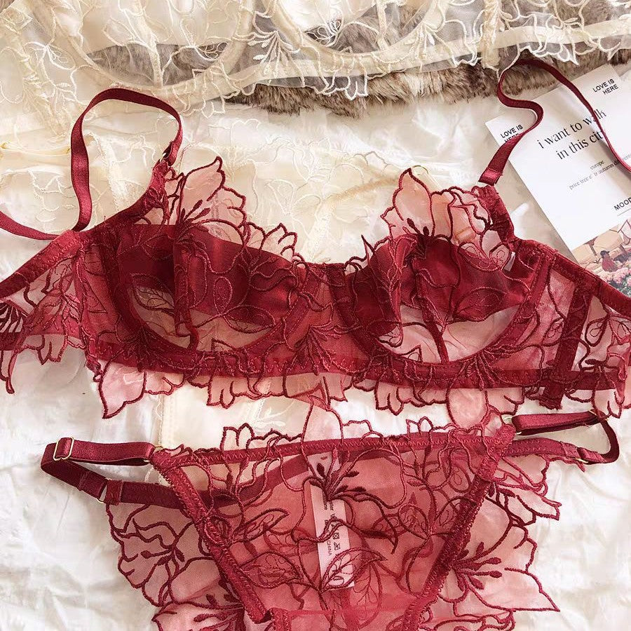 Ensemble soutien-gorge et culotte en dentelle