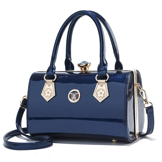 Sac à bandoulière tendance en cuir brillant pour femme - Topdecheztop.fr