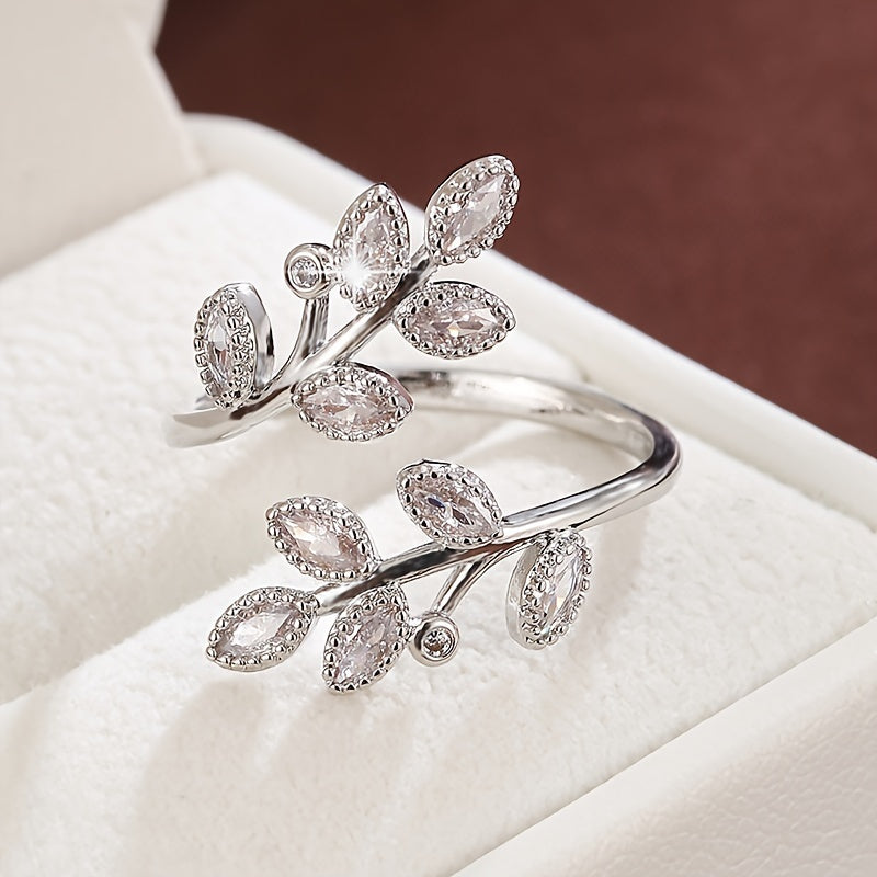 Bague ouverte ajustable pour femme