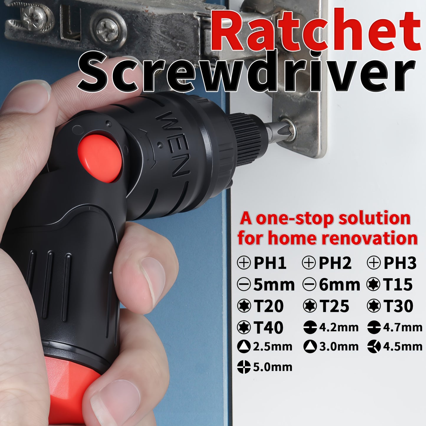 Jeu de tournevis de forme spéciale, comprenant 8 embouts et 16 modèles