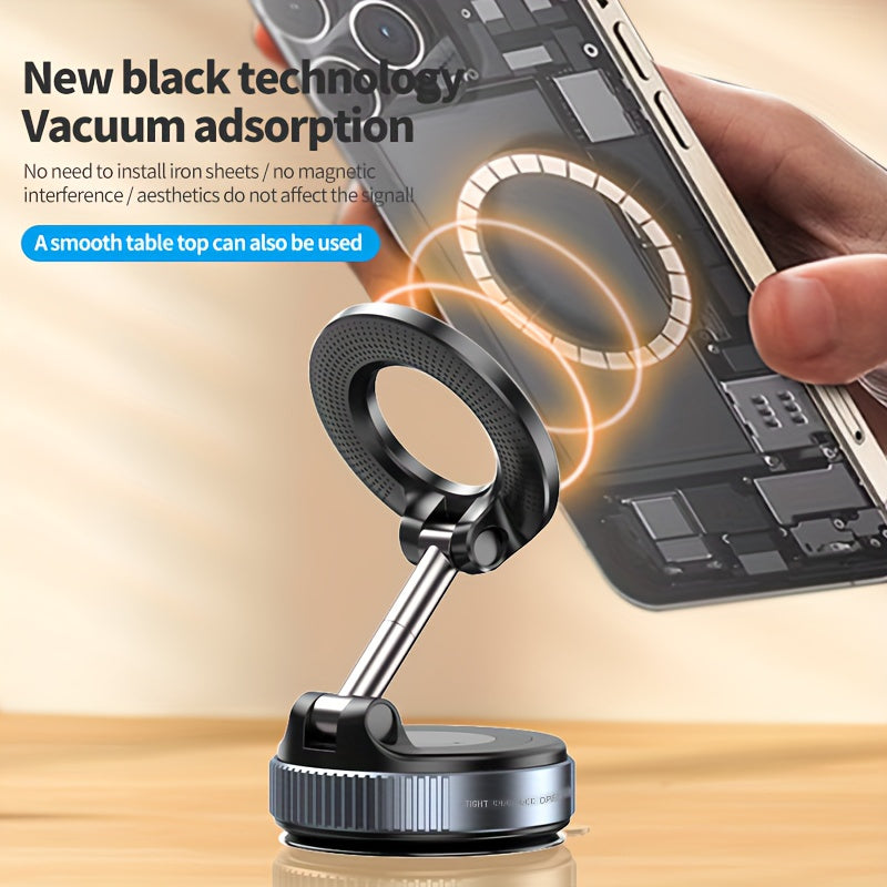Support de téléphone magnétique pliable super résistant pour voiture