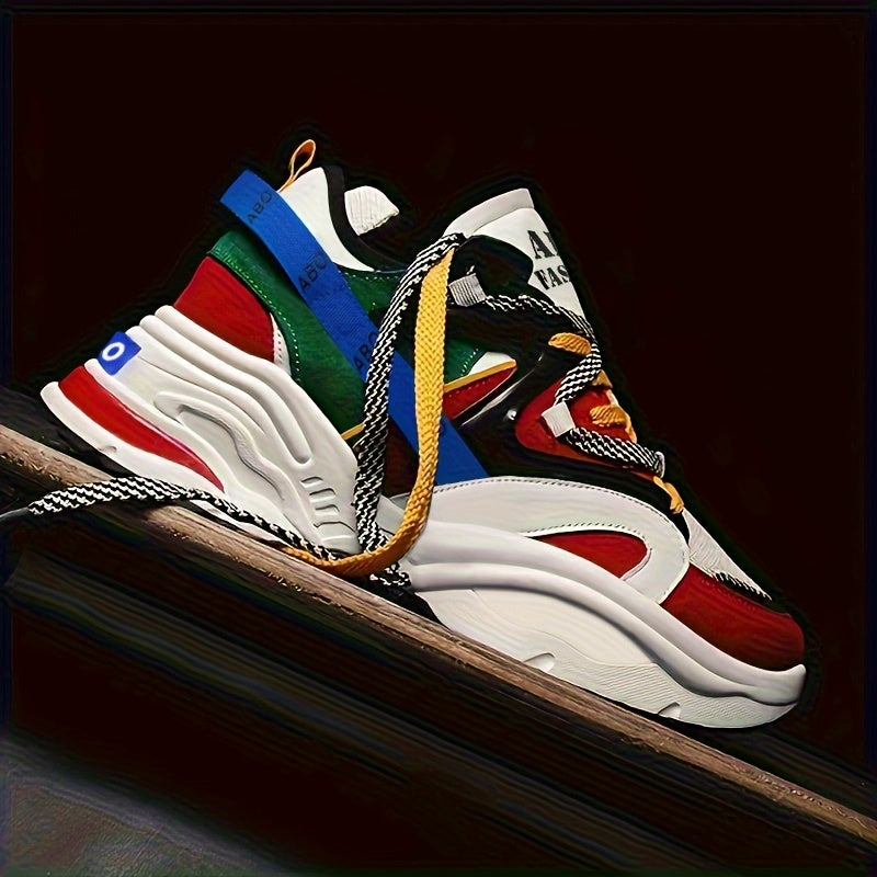 Baskets montantes tendance pour hommes - Chaussures décontractées polyvalentes