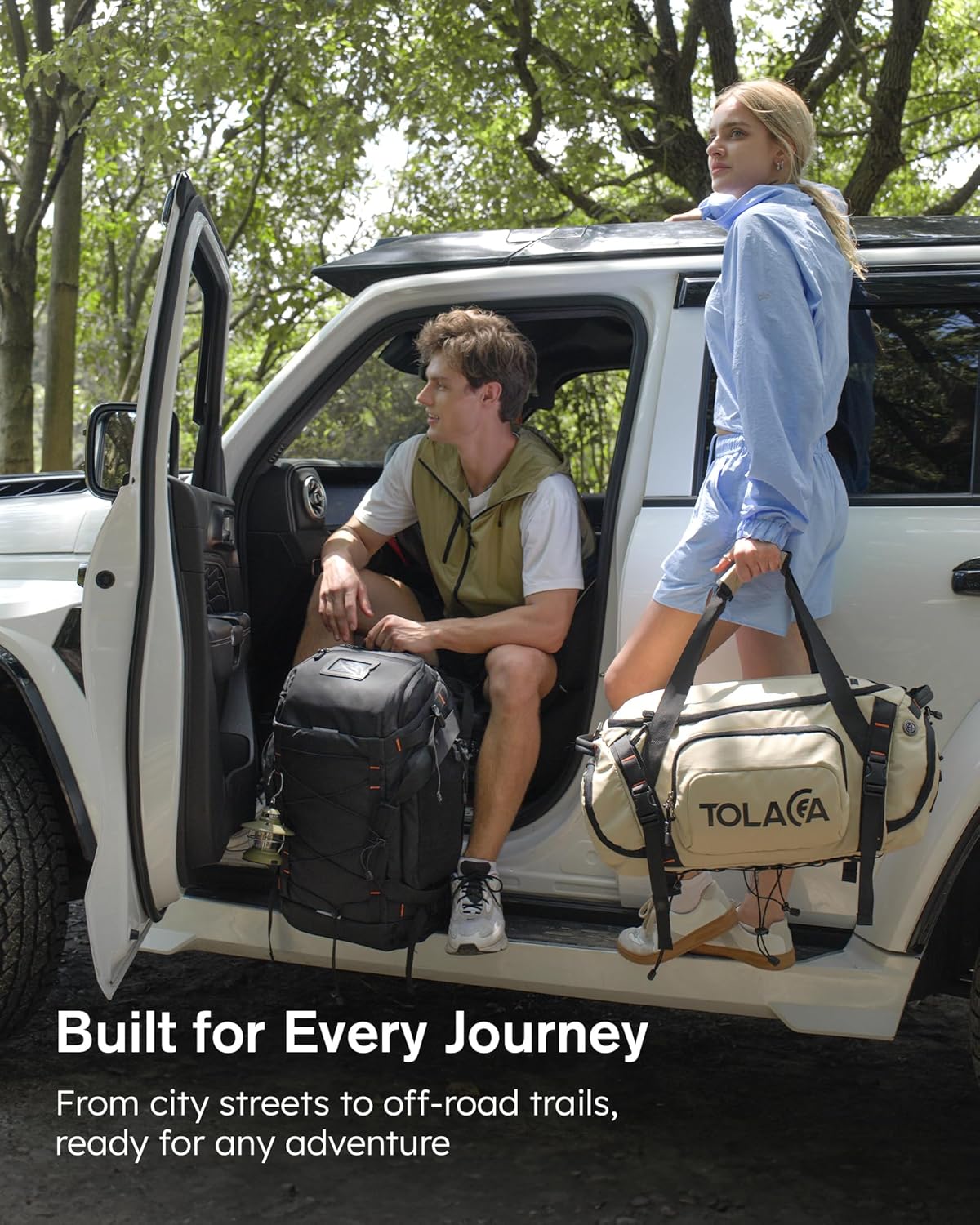 Tolaccea Sac de Sport 40L Homme Femme – Sac à Dos Sport & Sac de Voyage Grande Capacité avec Compartiment Chaussures, Compartiment Humide et Poche Ordinateur 15,6" – Gym, Week-End, Fitness (Noir)