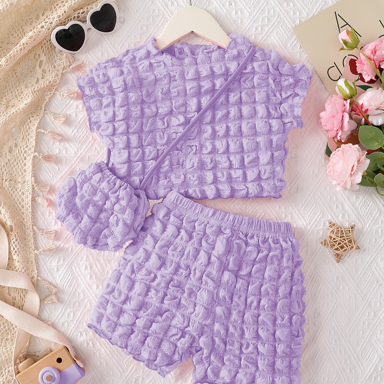 Ensemble trois pièces pour filles - Topdecheztop.fr