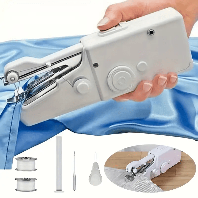 Machine à coudre portable et compacte - Fonctionne sur piles (non incluses)
