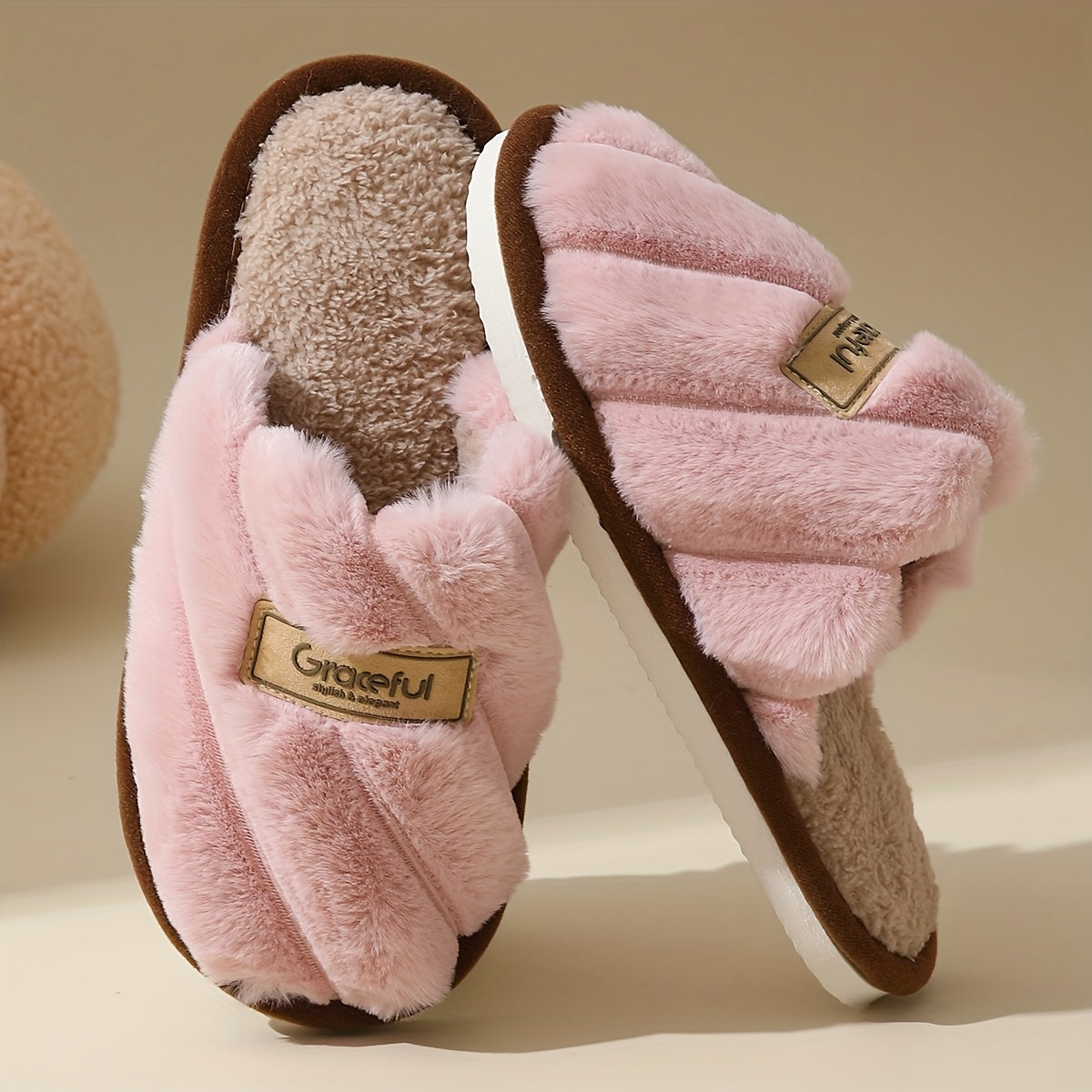 Pantoufles d'hiver confortables pour femmes