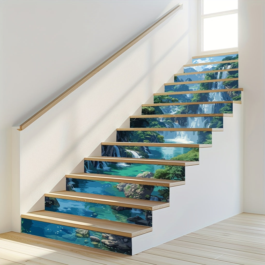 Autocollants pour contremarches d'escalier en vinyle - Autocollants