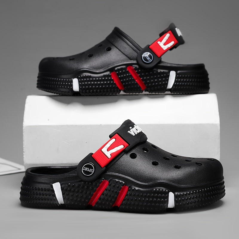 Victory Youngsters' Breathable Clogs - Comfortable, Non-Slip EVA Sandals for Boys & Girls, Durable for Indoor/Outdoor Use, All-Season Footwear in Black, Gray, White, Indoor Outdoor Clogs|Slipon Clogs|Durable Youngsters's Sand - Topdecheztop.fr