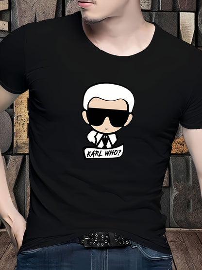 T-shirt imprimé graphique Cool Man pour homme