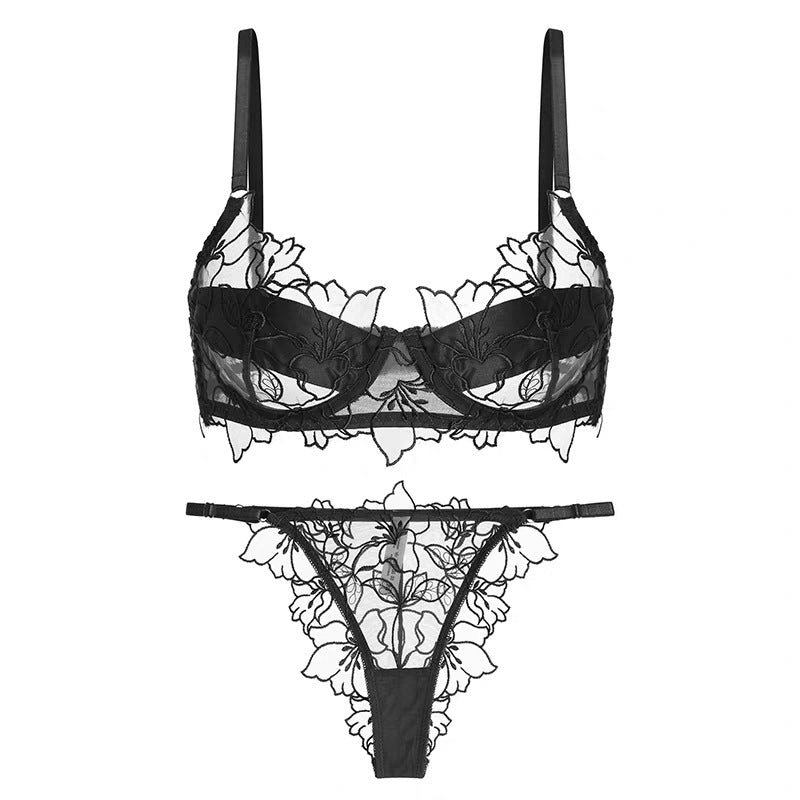 Ensemble soutien-gorge et culotte en dentelle