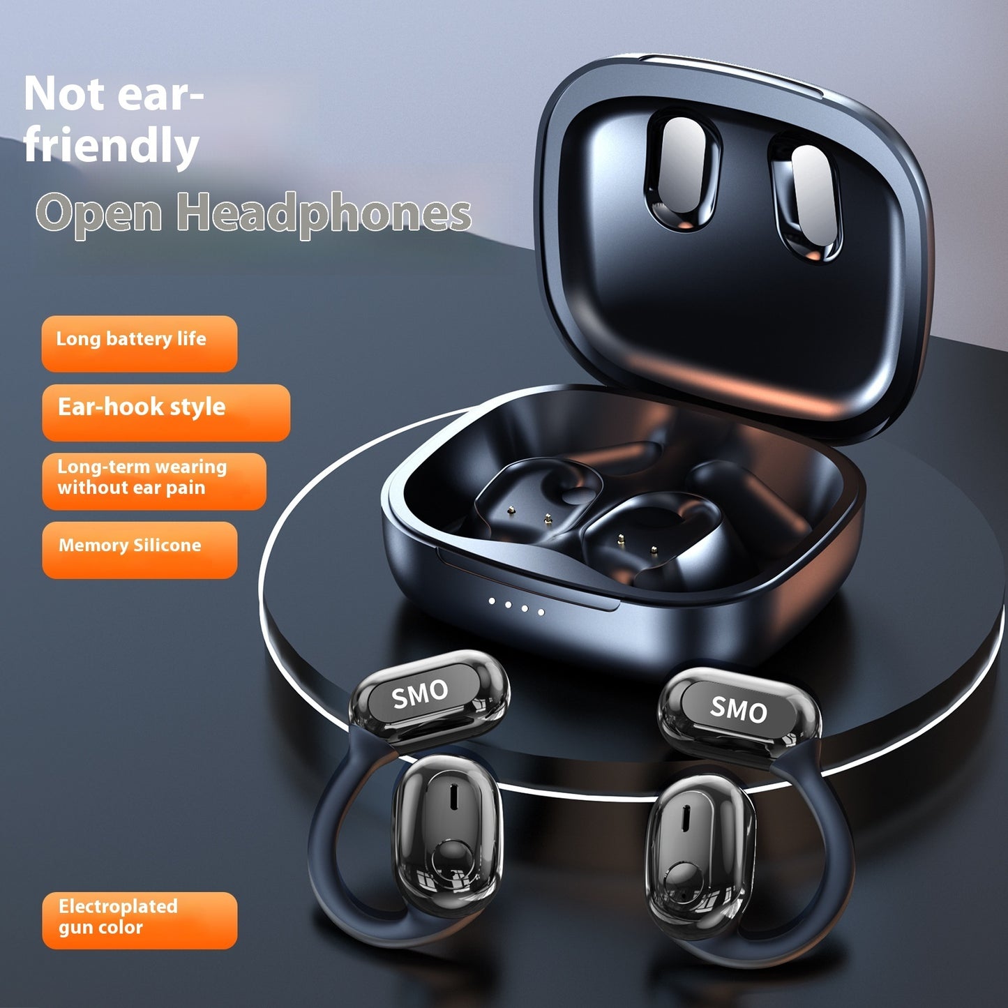 Écouteurs Bluetooth intra-auriculaires, batterie longue durée, réduction du bruit