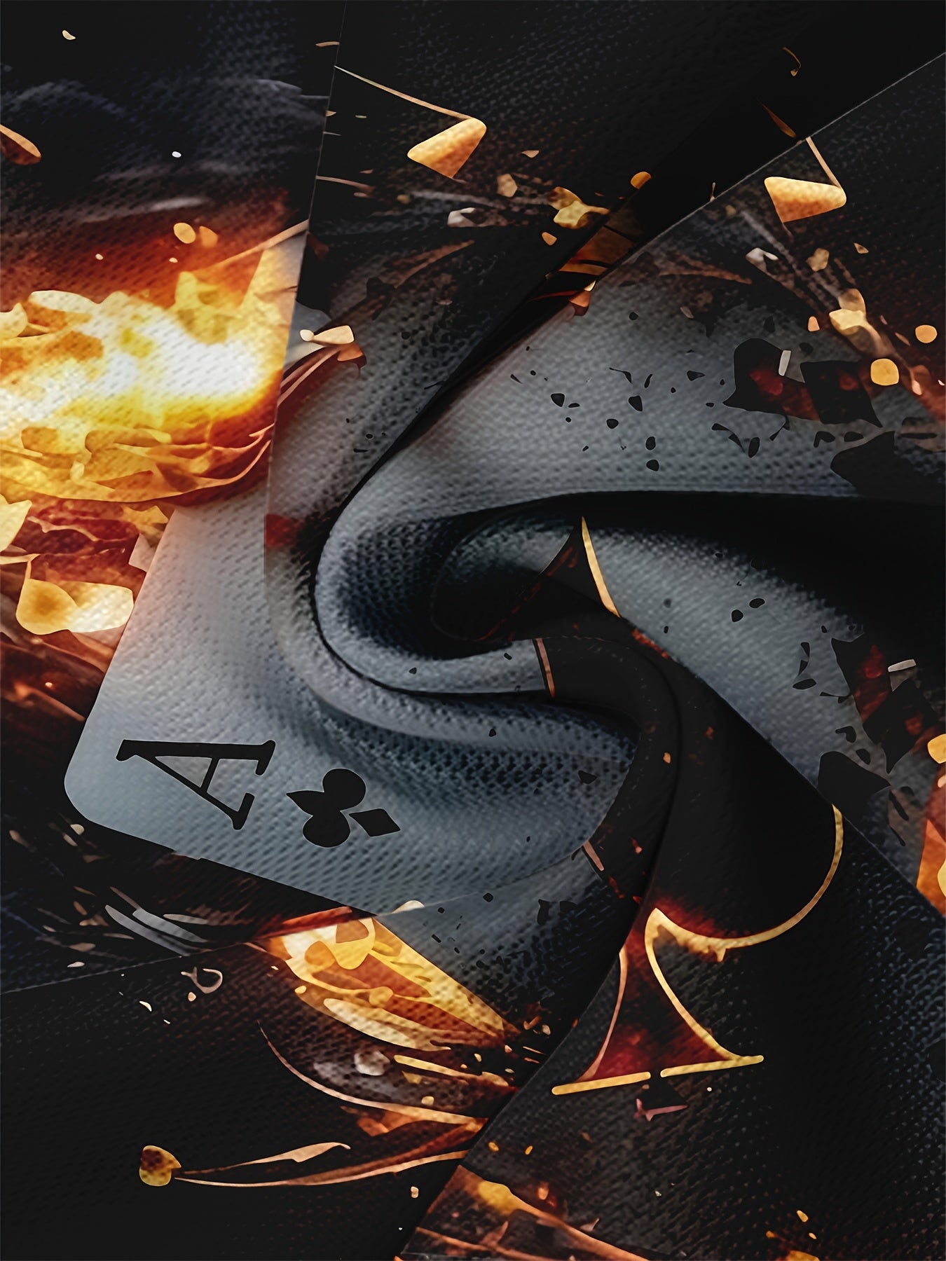 T-shirt graphique As de Pique pour homme