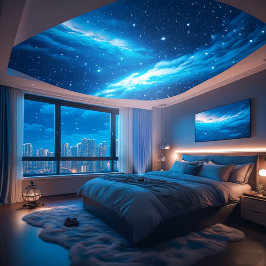 1 veilleuse de projection de vagues