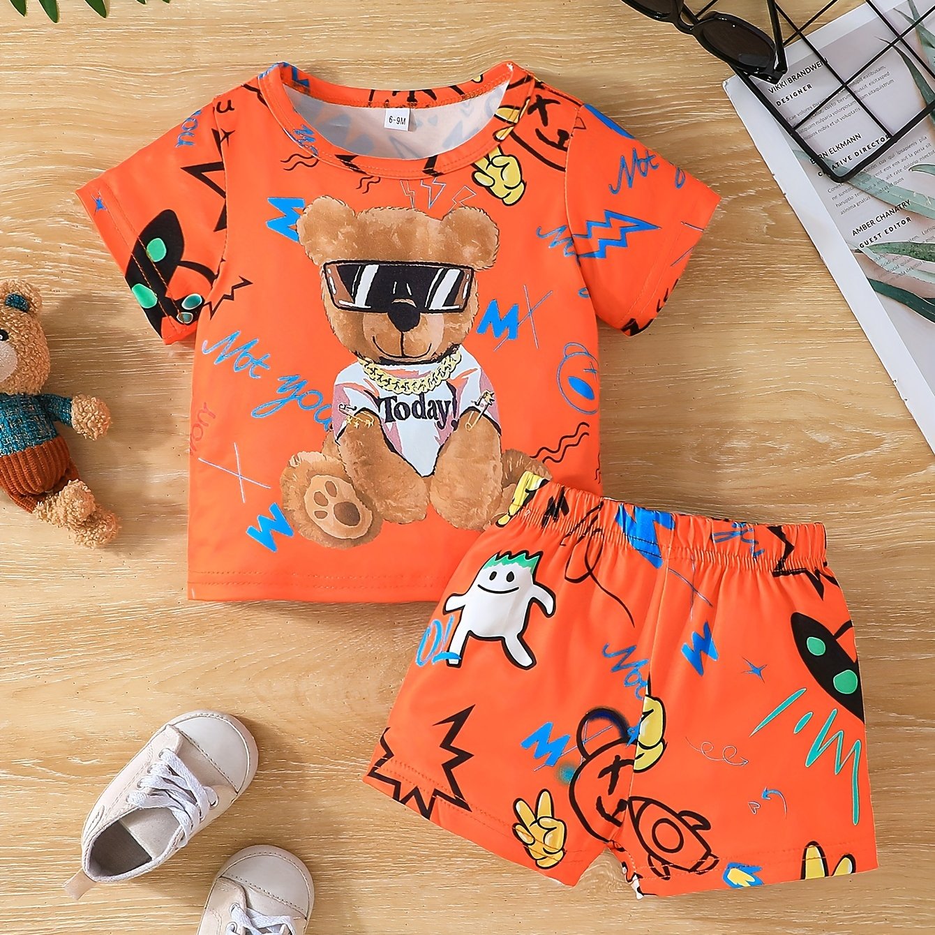 Ensemble 2 pièces d'été pour bébé et tout-petit - Topdecheztop.fr