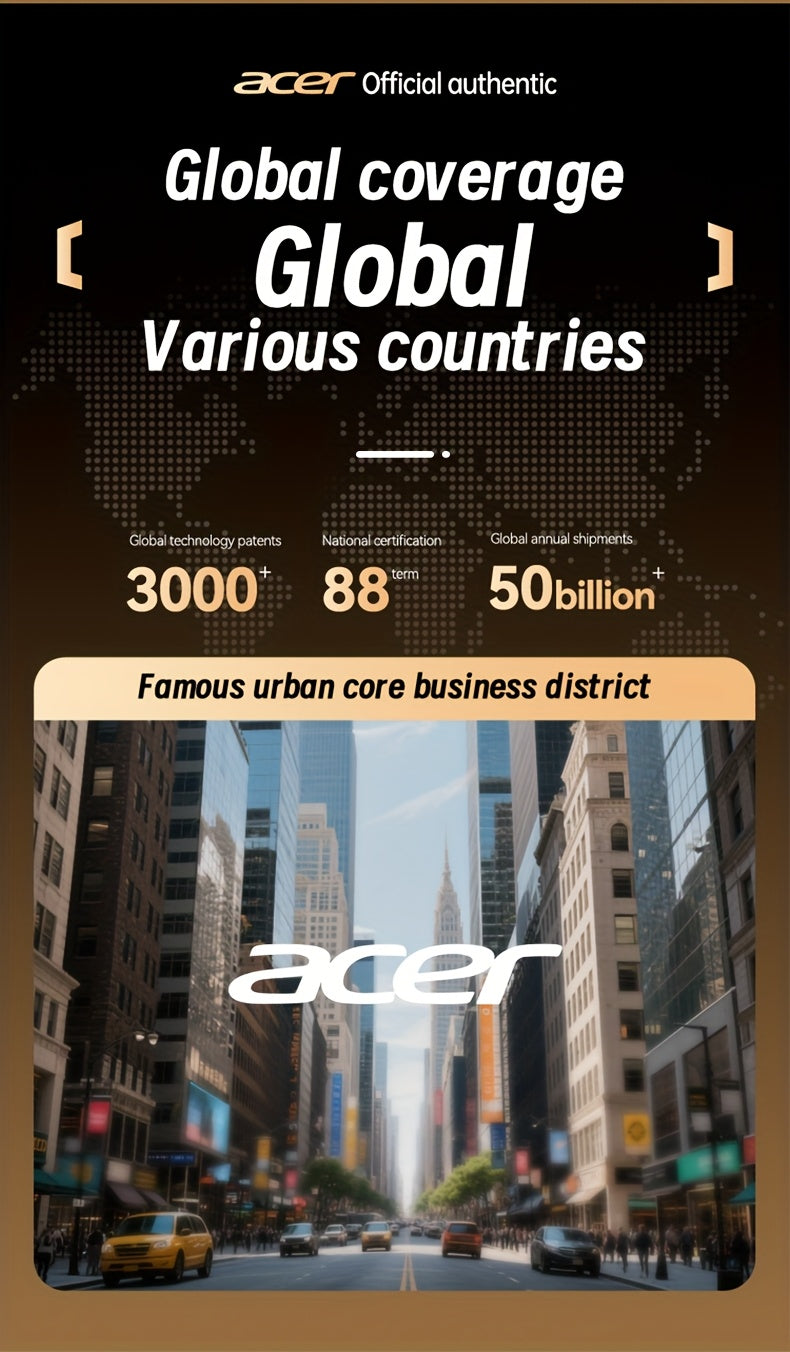 Casque sans fil Acer OHR537 : son haute fidélité, véritablement sans fil, stéréo