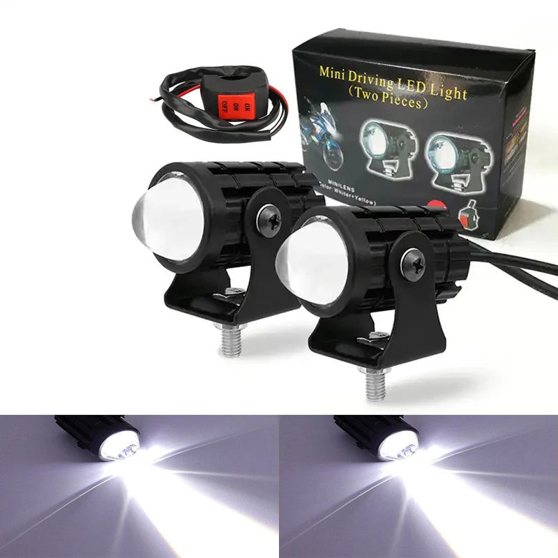 Phare de chasse à pulvérisation Lock and Load pour voiture et moto électriques à lentille bicolore