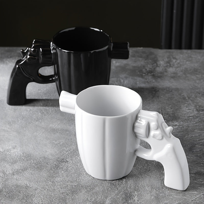 Mug en céramique à motif revolver (1 pièce)