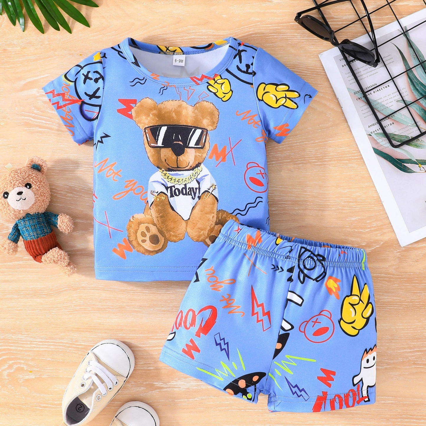 Ensemble 2 pièces d'été pour bébé et tout-petit - Topdecheztop.fr