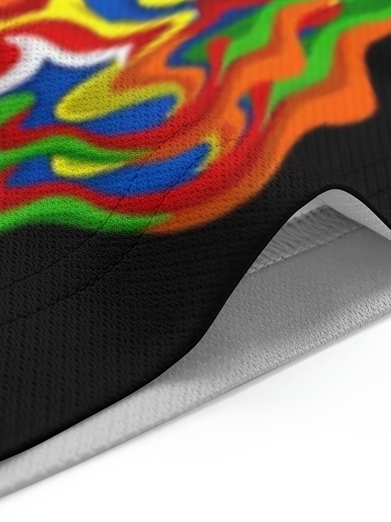 T-shirt imprimé cube 3D pour homme avec motif cube - Topdecheztop.fr