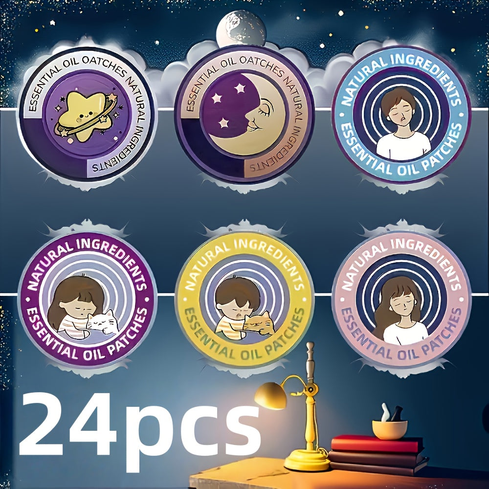 24 patchs de nuit au magnésium, parfum aux herbes, adaptés à tous les âges, faciles à utiliser