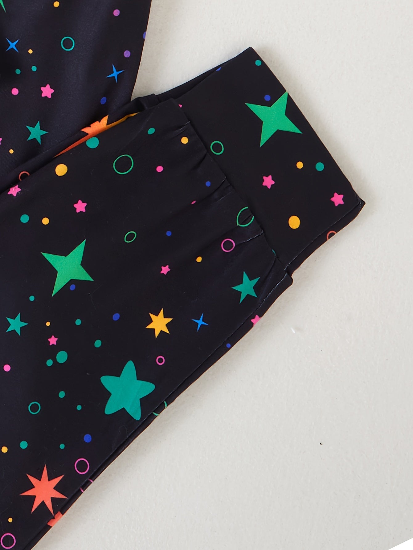 2 Pcs Cute Starry Unicorn Pattern Short Sleeve Top + Jogger Pants Co-ords Set, Casual Comfy Girls Summer Outfit Clothes - Topdecheztop.fr