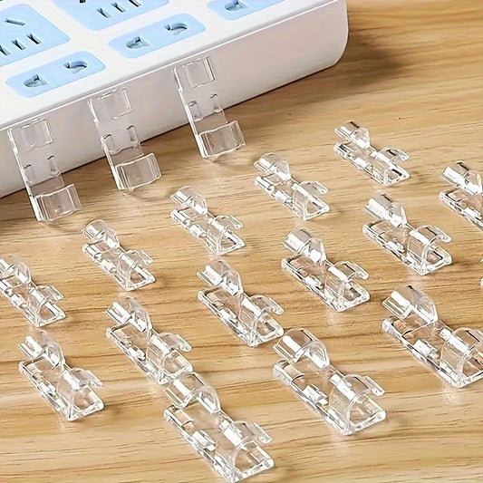 Lot de 100 serre-câbles adhésifs - Topdecheztop.fr
