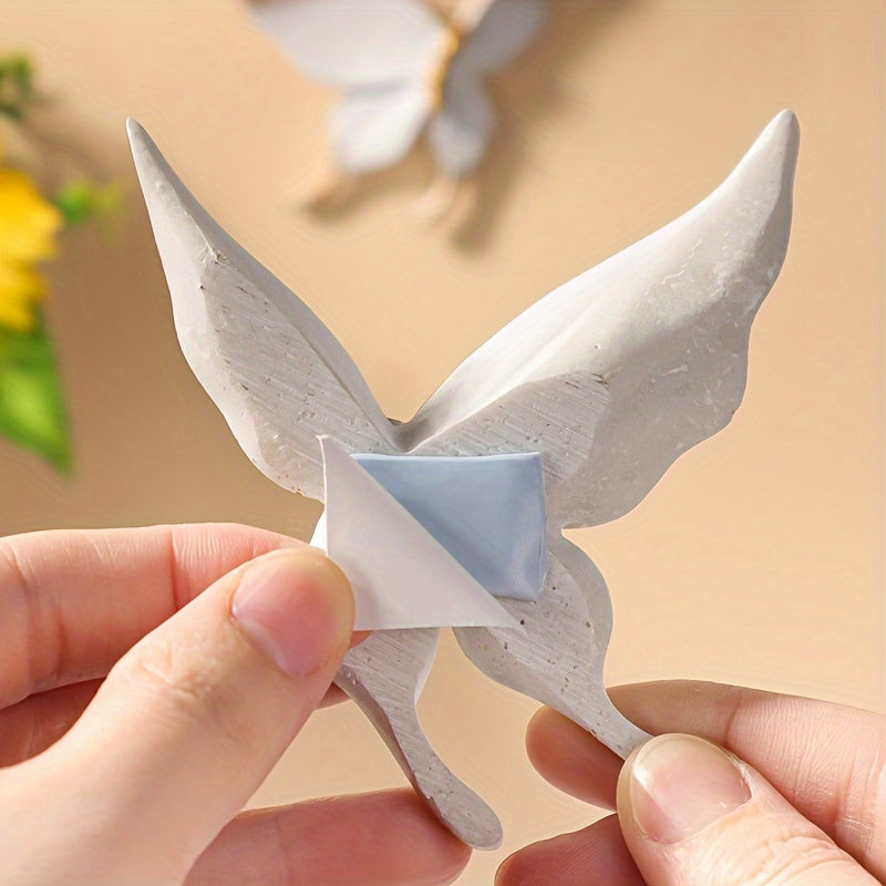 Lot de 5 autocollants muraux papillons 3D en résine - Topdecheztop.fr