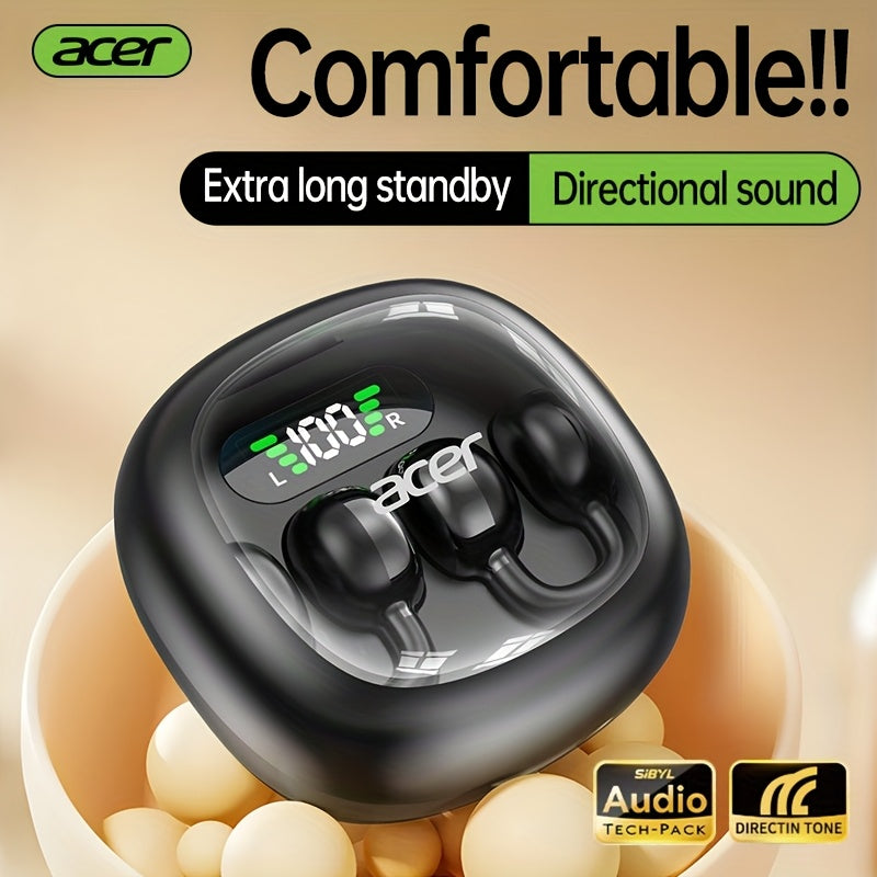 Casque sans fil Acer OHR537 : son haute fidélité, véritablement sans fil, stéréo