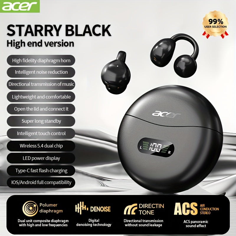 Écouteurs sans fil ACER OHR511 : autonomie ultra longue, son stéréo