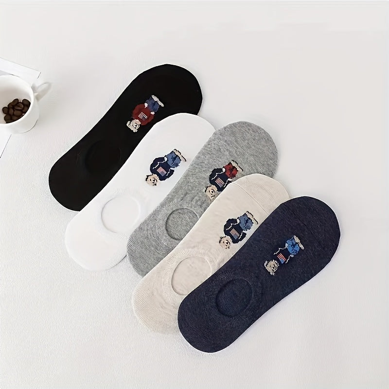 5 paires de chaussettes ours