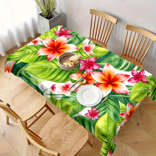 Nappe à fleurs tropicales (1 pièce) idéale pour une décoration