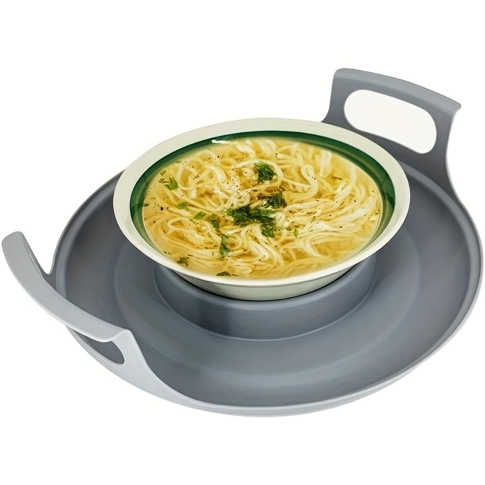 1 porte-bols isotherme pour micro-ondes avec poignées - Support robuste